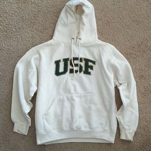 USF College sweatshirt